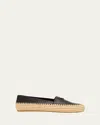 Prada Nappa Leather Triangle Logo Espadrilles