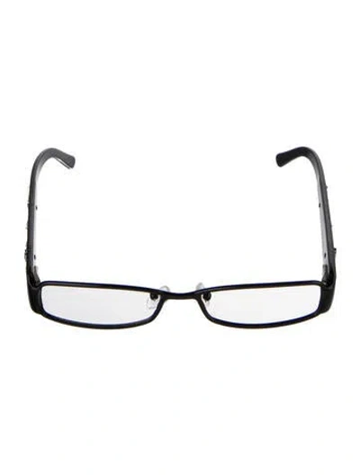 Pre-owned Prada Narrow Eyeglasses In Black