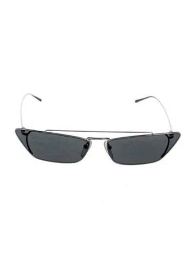 Pre-owned Prada Narrow Tinted Sunglasses In Multi