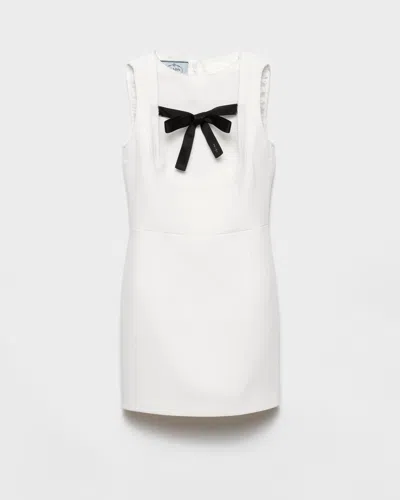 Prada Natté Dress In White