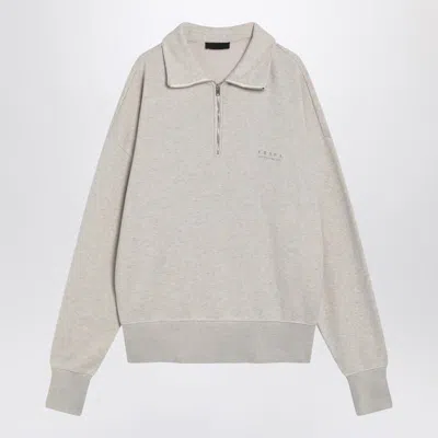PRADA PRADA NATURAL-COLOURED POLO WITH ZIP