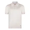 Prada Natural Silk T-shirts And Polos In White