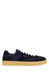 Prada Navy Blue Color Block Sneakers