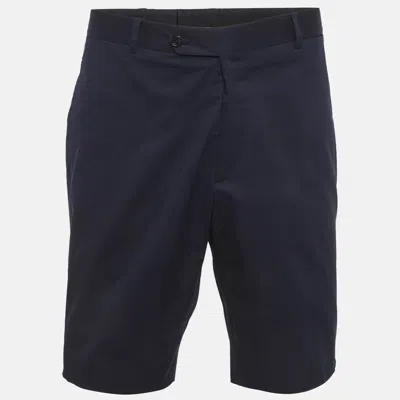 Pre-owned Prada Navy Blue Cotton Chino Shorts Xxxl