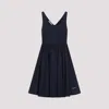 Prada Mini Dress In Navy Blue