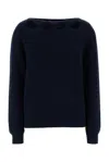 Prada Maglione In Cotone Blu Navy  Donna