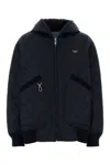 Prada Navy Blue Nylon Jacket