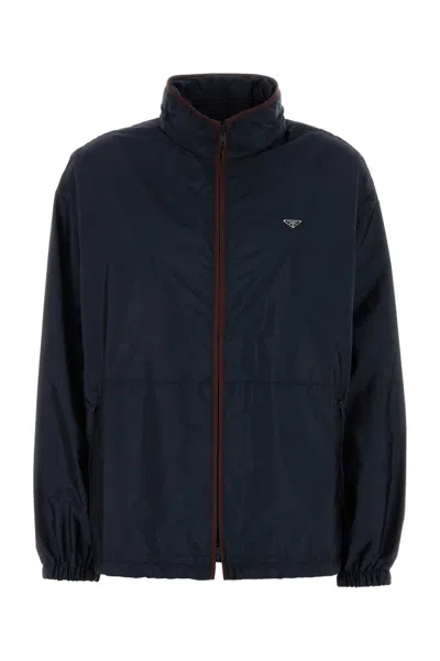 Prada Navy Blue Re-nylon Windbreaker