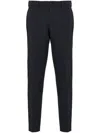Prada Black Tecno Stretch Pants In Multi