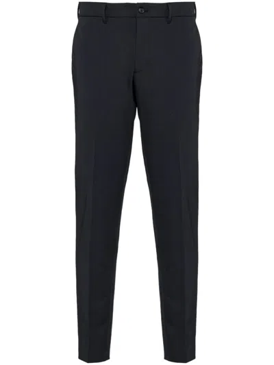 Prada Black Tecno Stretch Pants In Multi