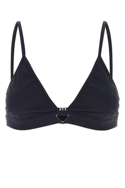 Prada Reggiseno-l Nd  Female In Blue