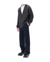 Prada Navy Blue Trousers In Blue