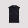 Prada Navy Blue Wool Gilet In Navy Blue
