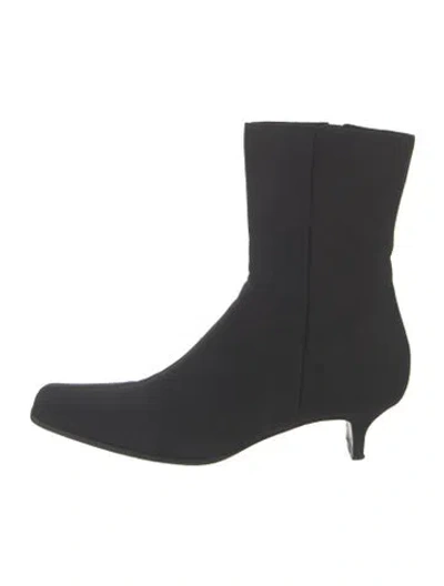 Pre-owned Prada Neoprene Boots In Black