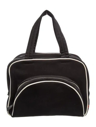Pre-owned Prada Neoprene Sport Neoprene Shoulder Bag In Black