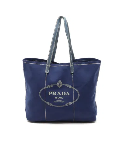 Prada Neoprene Tote Bag In Pattern