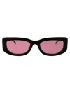 Prada Nero Acetate Sunglasses In Black
