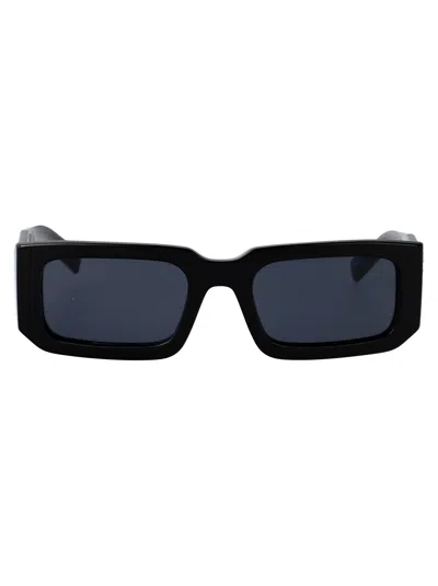 Prada Nero Acetate Sunglasses In Black
