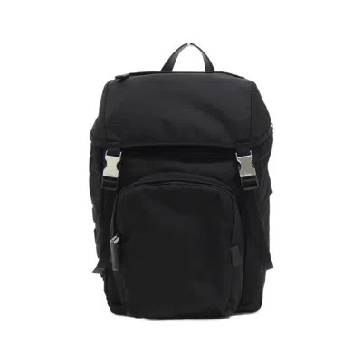 Pre-owned Prada Nero Tessuto Backpack ()