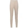 Prada High-waist Skinny-cut Trousers In Neutral
