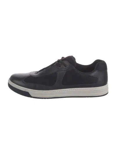 Pre-owned Prada Nevada Sneakers In Blue