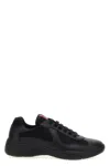 Prada Fabric And Leather America S Cup Sneakers