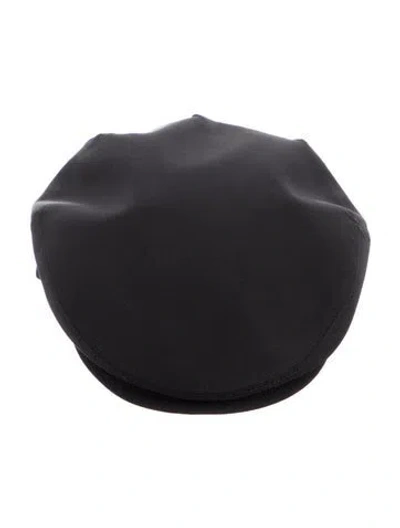 Pre-owned Prada Newsboy Hat In Black