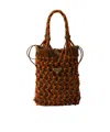 Prada Two-tone Mesh Handbag In Multi