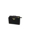 Prada Nylon And Leather French Wallet Women