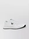 Prada Nylon And Leather Low-top Sneakers