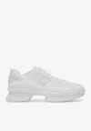 Prada Leather Sneakers In White