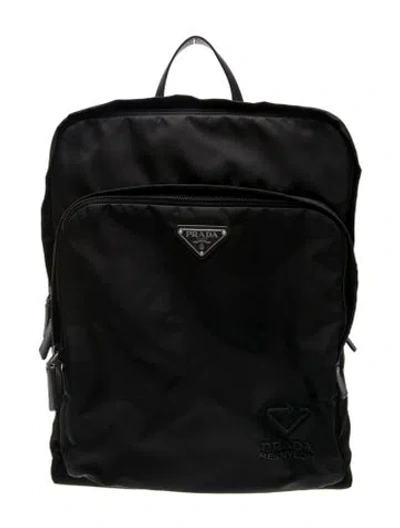 Pre-owned Prada Nylon Backpack In Black