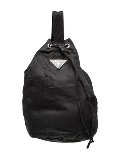 Pre-owned Prada Nylon Backpack In Black