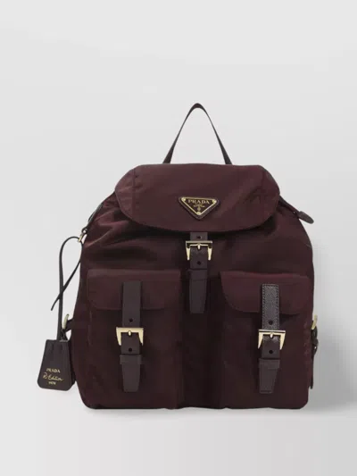 Prada Nylon Backpack With Adjustable Shoulder Straps