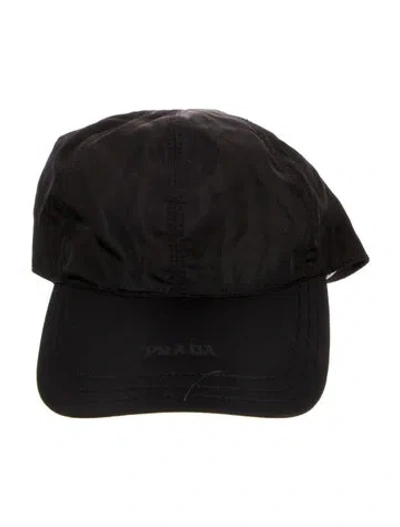 Pre-owned Prada Nylon Baseball Cap In Black