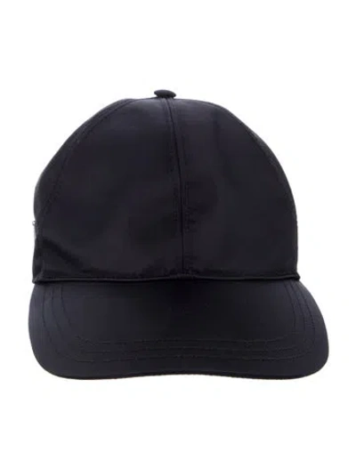 Pre-owned Prada Nylon Baseball Cap In Black