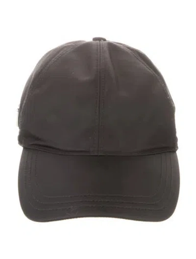 Pre-owned Prada Nylon Baseball Cap In Black