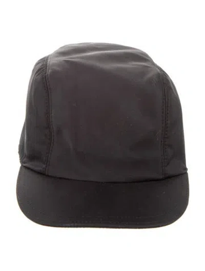 Pre-owned Prada Nylon Baseball Cap In Black