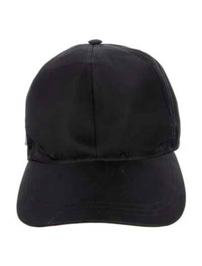 Pre-owned Prada Nylon Baseball Cap In Black