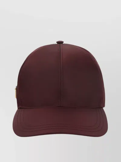 Prada Nylon Baseball Cap Panel Construction Visor Brim