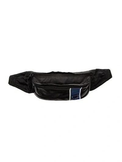 Pre-owned Prada Nylon Belt Bag In Black