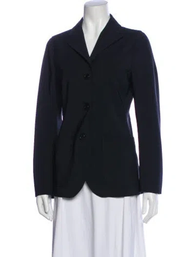 Pre-owned Prada Nylon Blazer In Blue