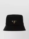 Prada Re-nylon Triangle Logo Bucket Hat