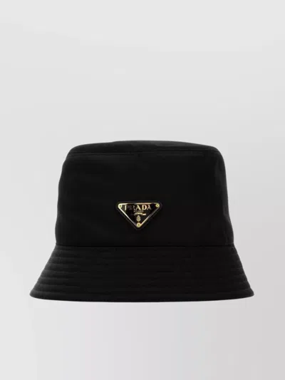 PRADA NYLON BUCKET HAT METAL HARDWARE