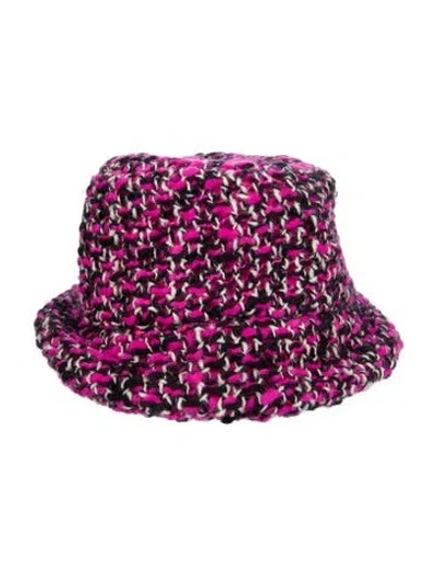 Pre-owned Prada Nylon Bucket Hat In Pink