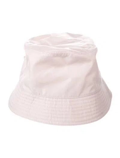 Pre-owned Prada Nylon Bucket Hat In Pink