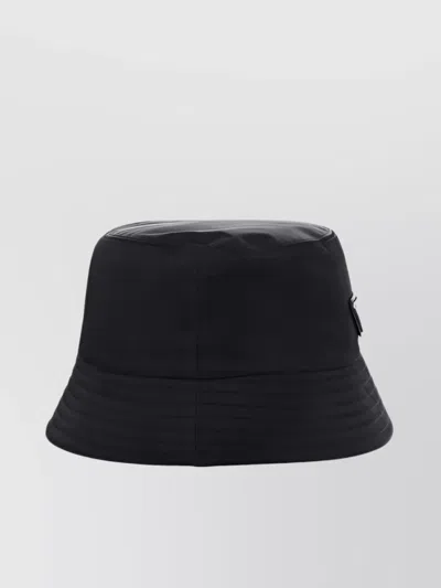 Prada Nylon Bucket Hat Stitched Brim