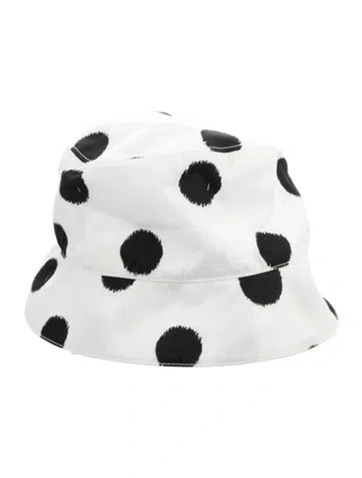 Pre-owned Prada Nylon Bucket Hat In White