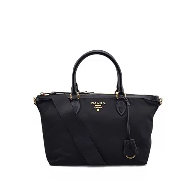 Prada Nylon Candy Shoulder Bag In Black
