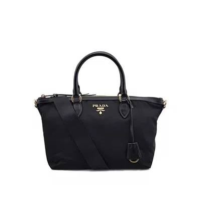 Prada Nylon Candy Shoulder Bag In Black